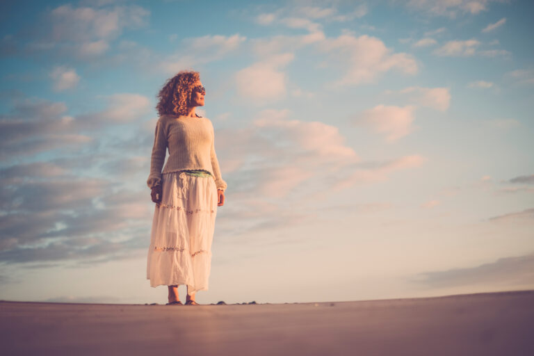 Beautiful middle age woman